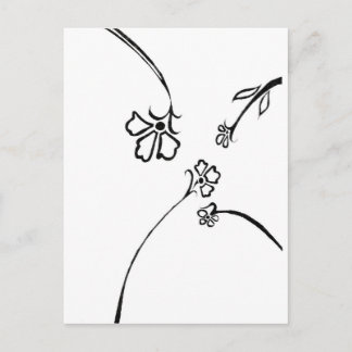 Postal Placer floral