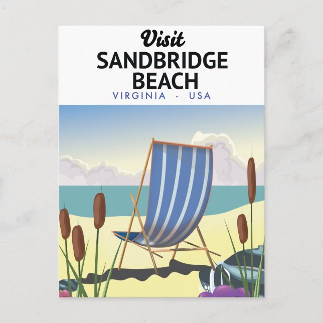 Postal Plage du Donnant France (Anverso)