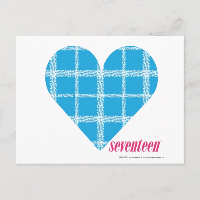 Postal Plaid Aqua 2 (Anverso)