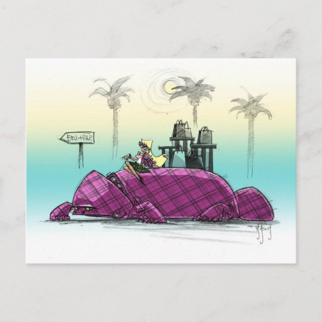 Postal ¡Plaid Está Dentro! (Anverso)