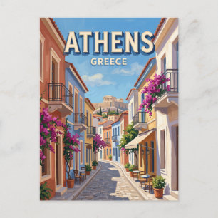 Postal Plaka Atenas Grecia
