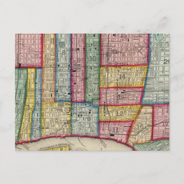 Postal Plan De Filadelfia (Anverso)