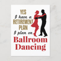 Plan de jubilación de baile de salón divertido bai