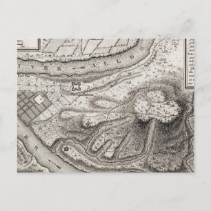 Postal Plan de la ciudad de Pittsburg