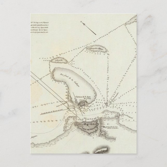 Postal Plan del Puerto de Veracruz (Anverso)