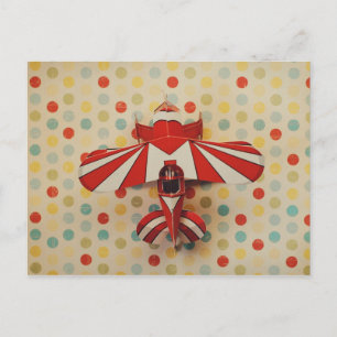 postal plana de papel