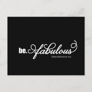 Postal plana y fabulosa
