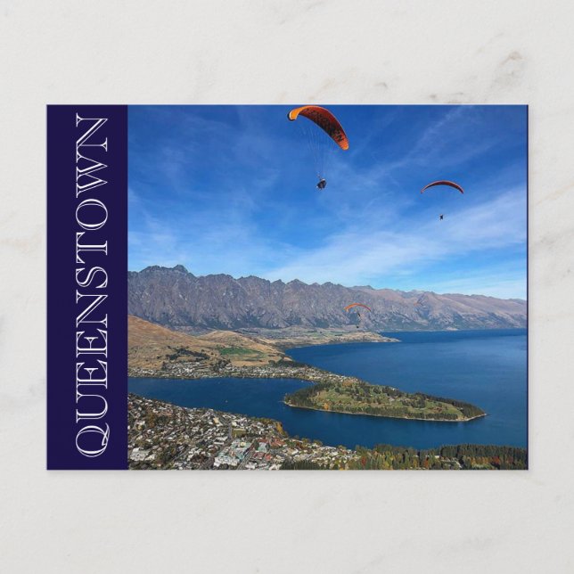 Postal planeo de queenstown (Anverso)