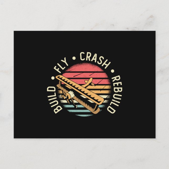 Postal Planes RC piloto de reconstrucción de colisión de  (Anverso)