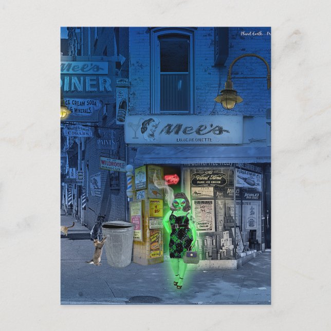 Postal Planet Earth, Promised Land? (Anverso)