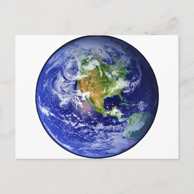 Postal PLANET EARTH v3 (sistema solar) ~ (Anverso)