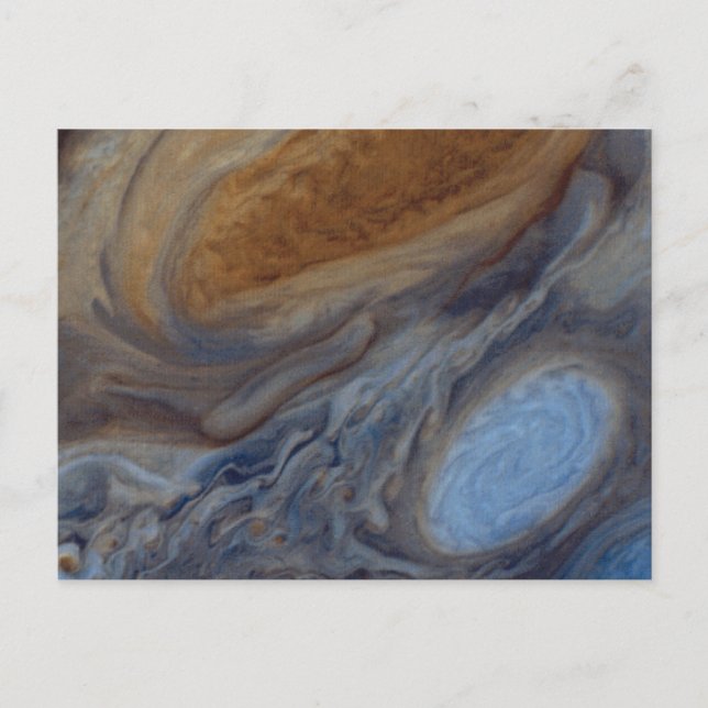 Postal Planet Júpiter Gran Punto Rojo (Anverso)