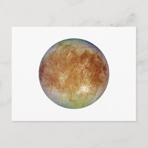 Postal PLANET JUPITER'S MOON EUROPA (Sistema solar) ~