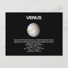 Postal Planet Venus Postcard