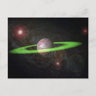 Postal planeta anillado