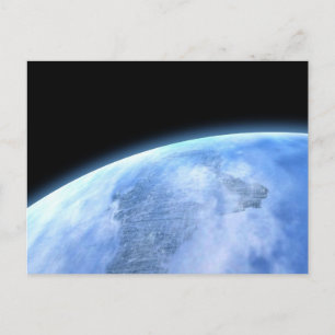 Postal planeta azul