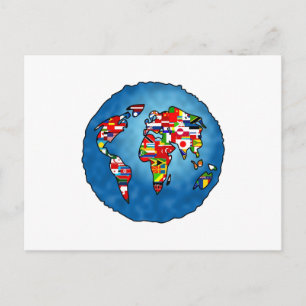 Postal Planeta de bandera