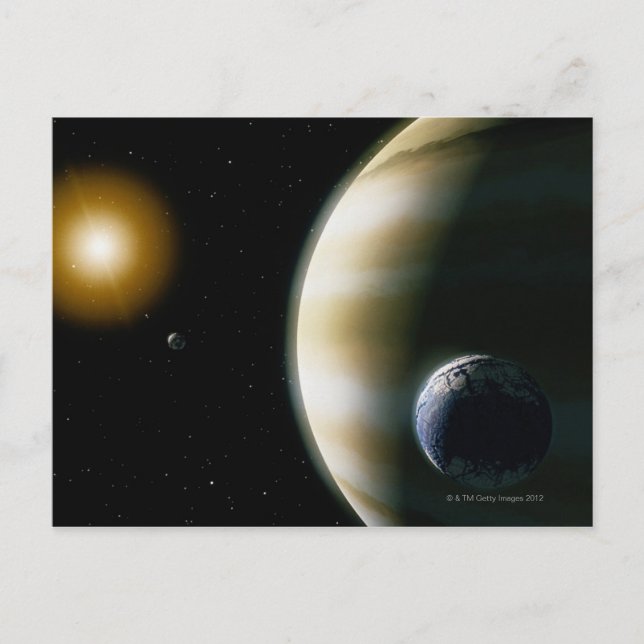 Postal Planeta Extrasolar (Anverso)