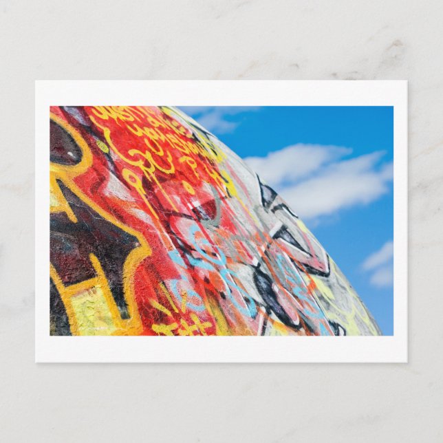Postal planeta graffiti (Anverso)
