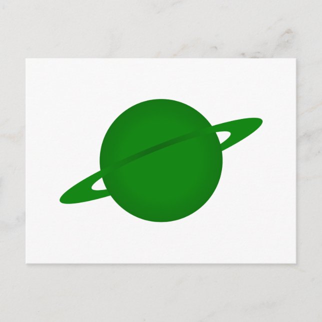 Postal Planeta verde (Anverso)