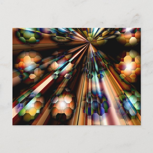 Postal ¡Planetas Burbujeantes Rock!...... (Anverso)