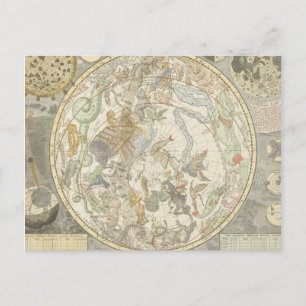 Postal Planisphaerii Coelestis Hemisphaerium