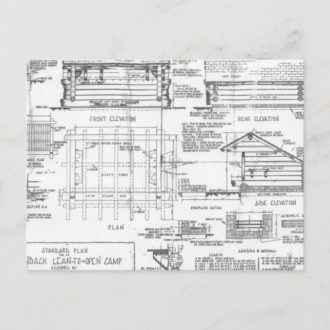 Postal Planos (Anverso)