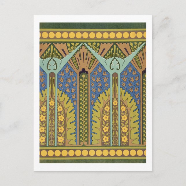 Postal Planta III de "Studies in Design", c.1874-76 (ilum (Anverso)