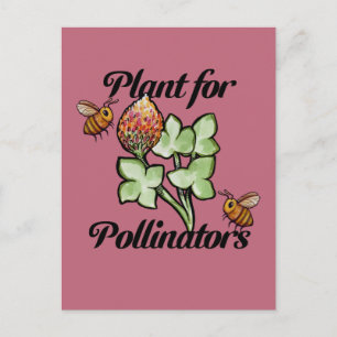 Postal Planta para Abejas Polinizadoras