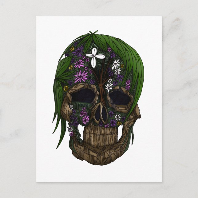 Postal Planta Skull (Anverso)