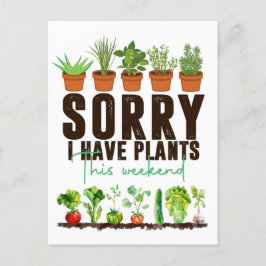 Postal Planta vegetal vegetariano apreciación