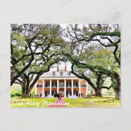 Postal Plantación Oak Alley
