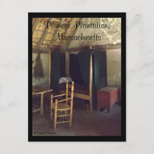 Postal Plantación Plimoth, Massachusetts