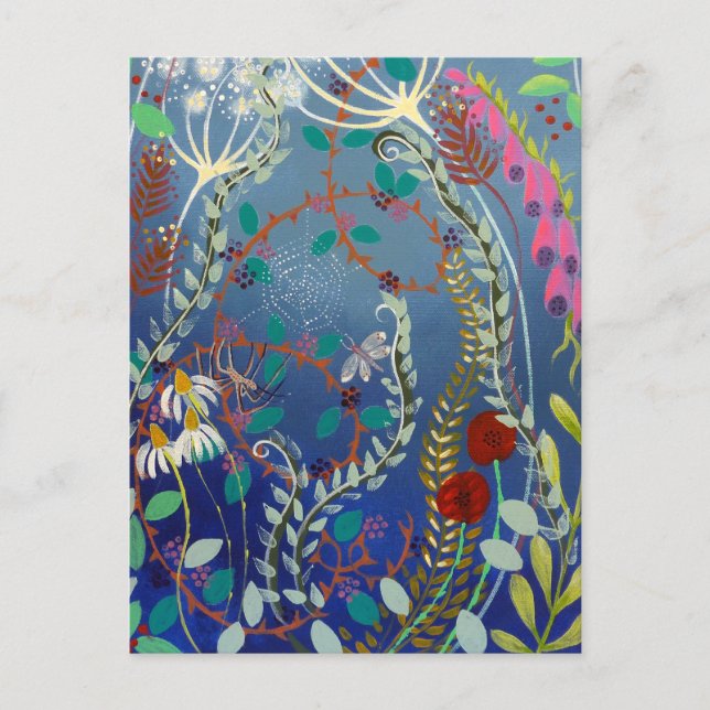 Postal Plantas Coloridas. (Anverso)