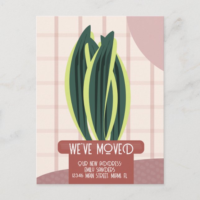 Postal Plantas de Casa Dirección NUEVA CASA Moderna (Anverso)