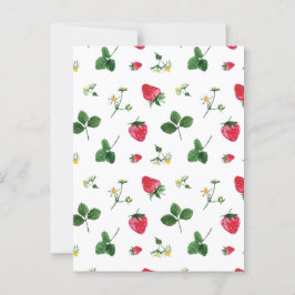 Postal Plantas de fresa