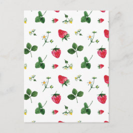 Postal Plantas de fresa
