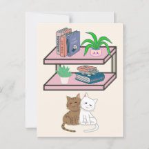 Plantas, Gatos Y Libros - Estética Del Gato De Boo