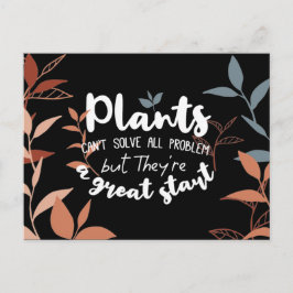 Postal Plantas La Gran Sabiduría De Inicio Cita La Vista
