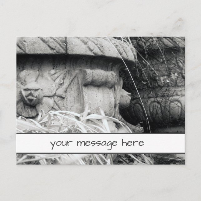 Postal Plantas Primeras Primavera Mensaje de Personalizad (Anverso)