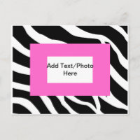 Plantilla blanca rosa de cebra