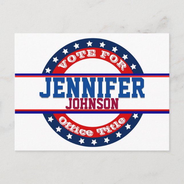 Postal Plantilla de Campaña Personalizada (Anverso)