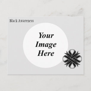 Postal Plantilla de cinta negra de trazo por Kenneth Yonc