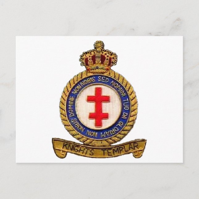 POSTAL PLANTILLA DE KNIGHTS (Anverso)