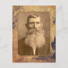 Postal Plantilla de memoria virtual mística antigua