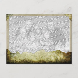 Postal Plantilla de papel desgarrado