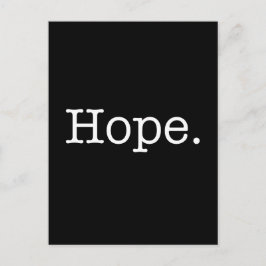 Postal Plantilla de presupuesto de esperanza Inspiradora 