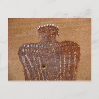 Postal Plantilla del arte de la roca