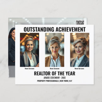 Postal Plantilla editable de fotografía de paisaje modern