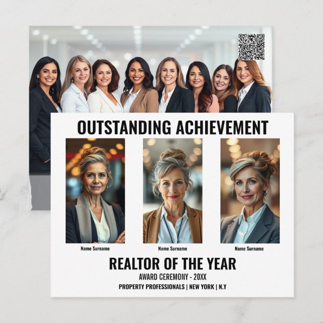 Postal Plantilla editable de fotografía de paisaje modern (Anverso / Reverso)